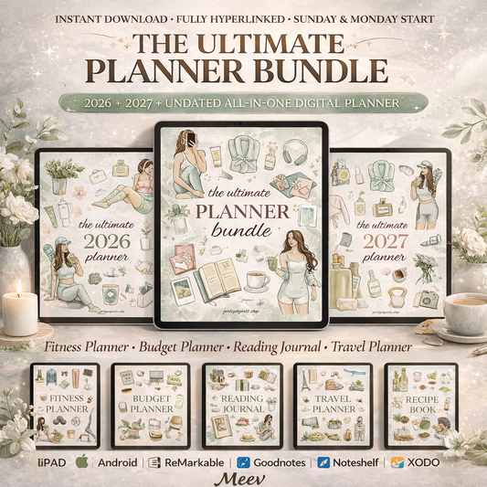 Ultimate Life Planner Spreadsheet – Budget, Tasks & Habit Tracker