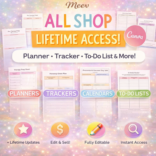 Ultimate Printable Planner Bundle – 1000+ PLR Planners & Trackers Pack