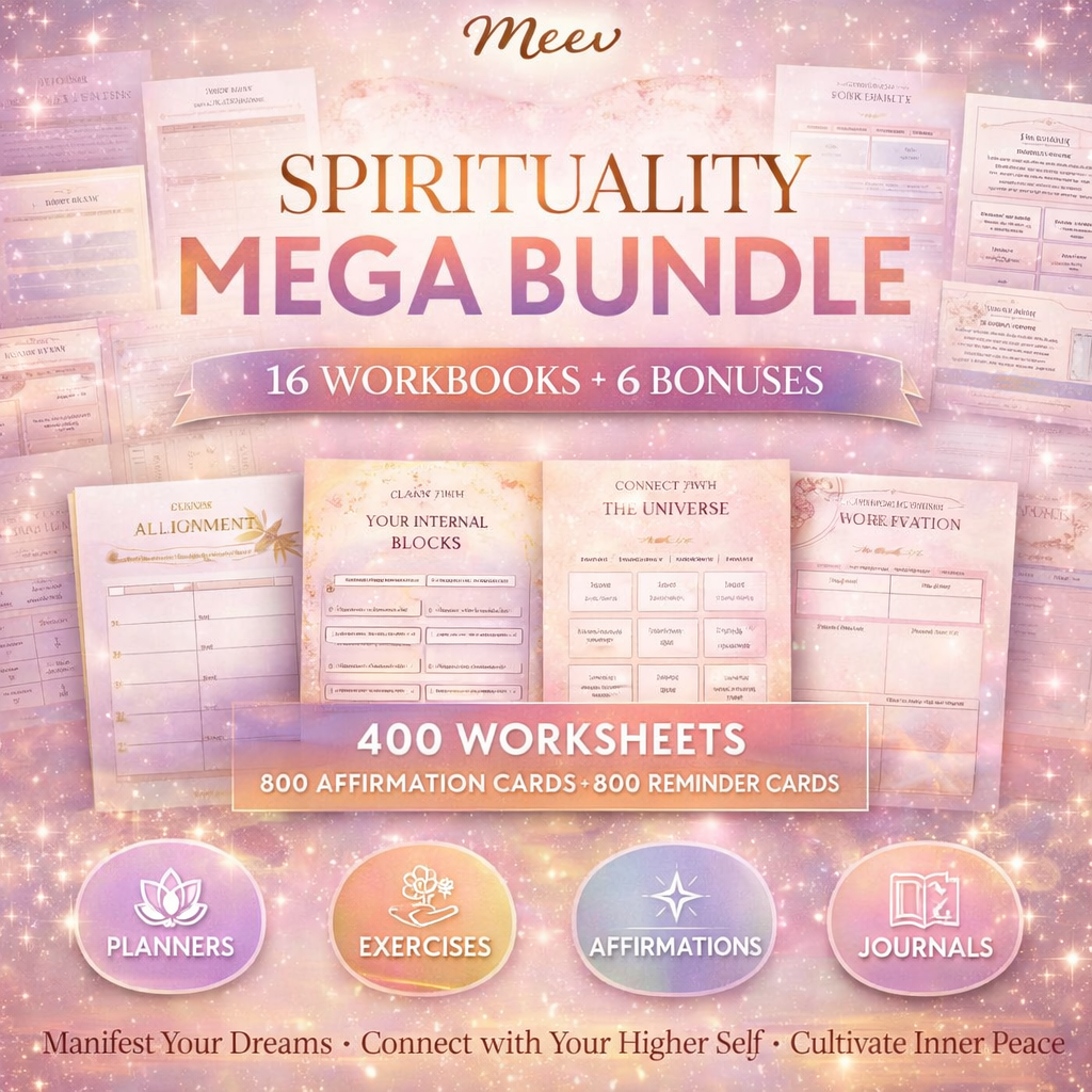 Ultimate Spiritual Growth Bundle – 16 Workbooks & 400+ Pages