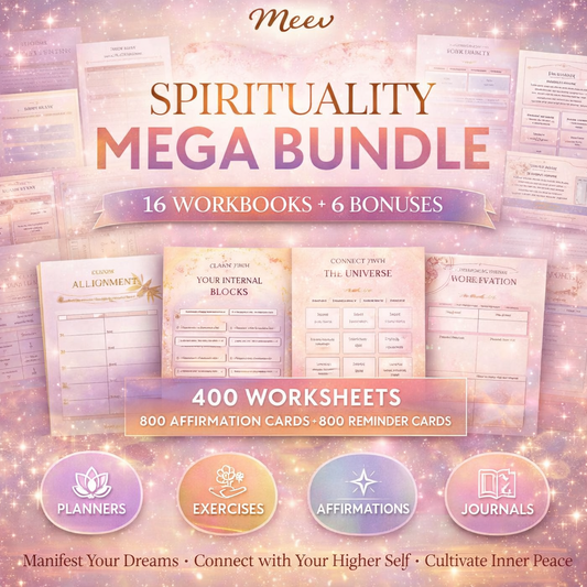 Ultimate Spiritual Growth Bundle – 16 Workbooks & 400+ Pages