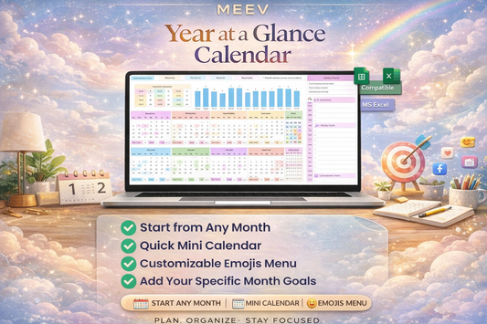 Expense Tracker Spreadsheet for Excel & Google Sheets | Monthly & Annual Budget Tracker | Personal Finance Organizer Template | Instant Digital Download