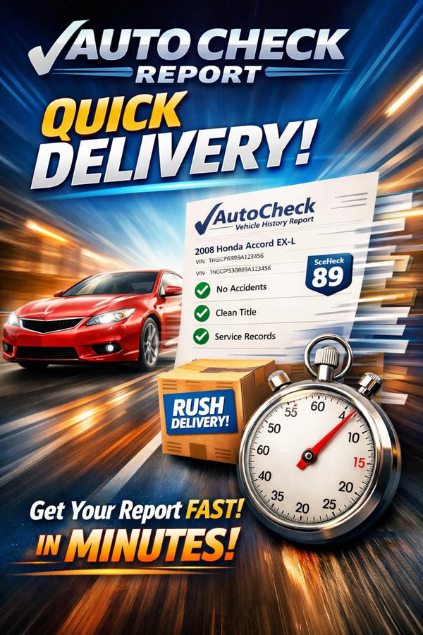 Instant Auto Vehicle Report (VIN Check) – Detailed Car History Lookup Service