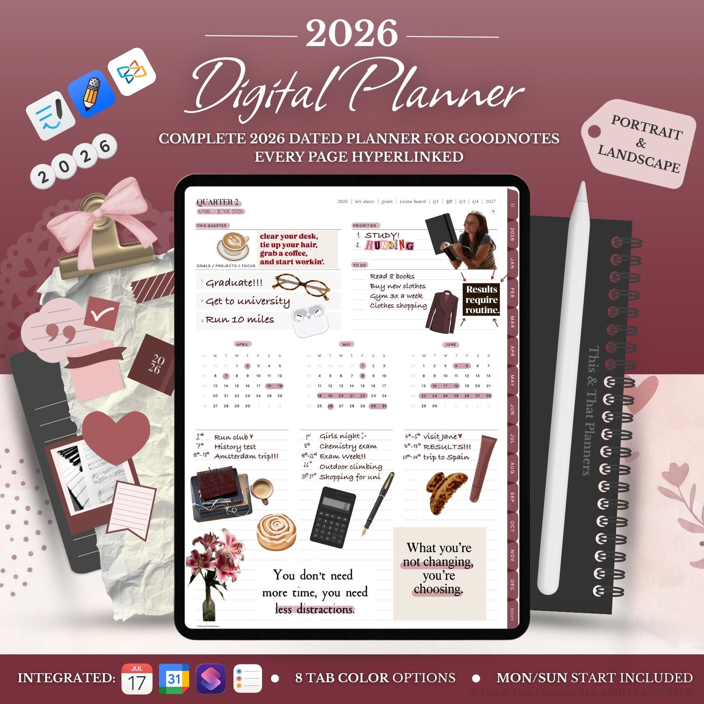 This & That Digital Planner 2026