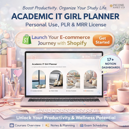 Goal setting vision board and milestone tracker in Notion