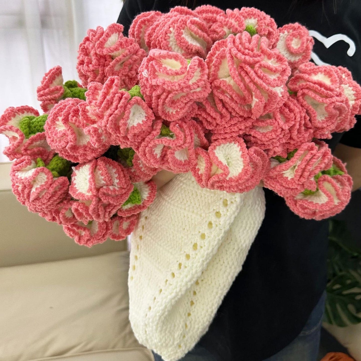 5-in-1 Crochet Bouquet Blanket Pattern PDF