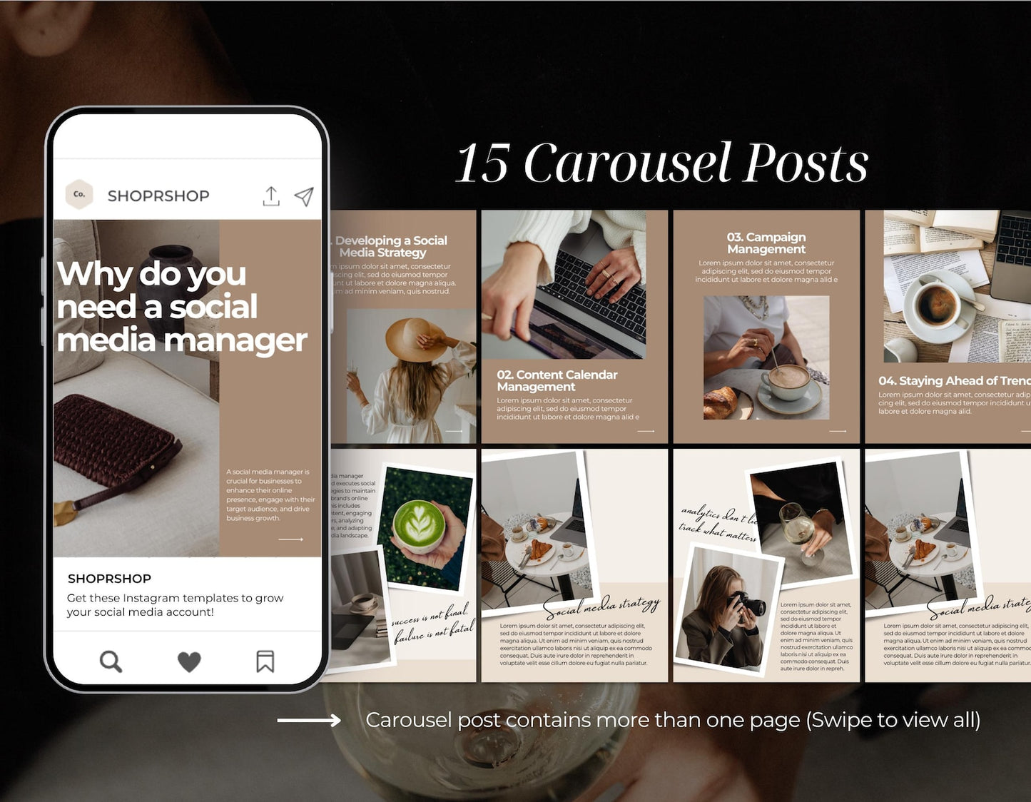 Social Media Manager Templates – Instagram Canva Bundle