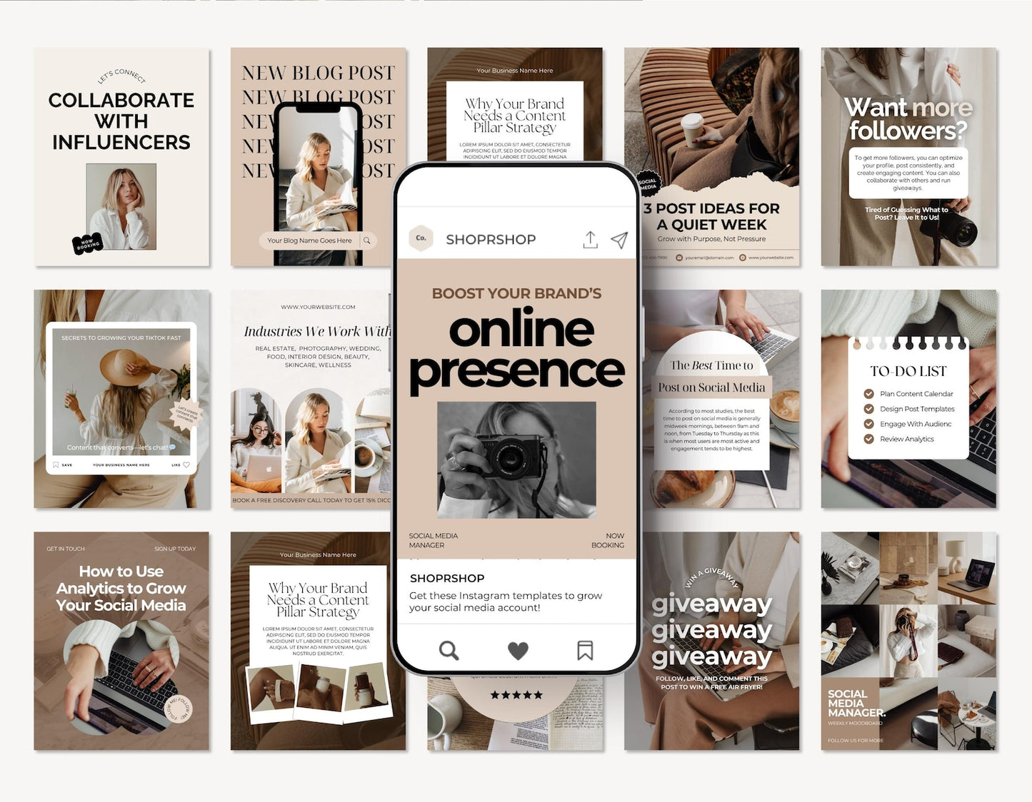 Social Media Manager Templates – Instagram Canva Bundle