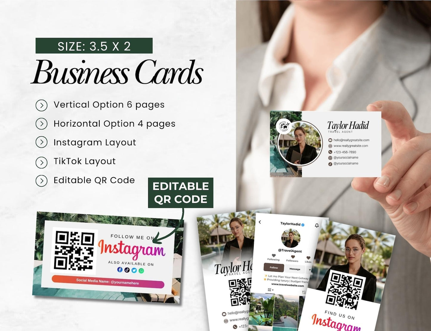 Travel Agent Canva Templates Bundle