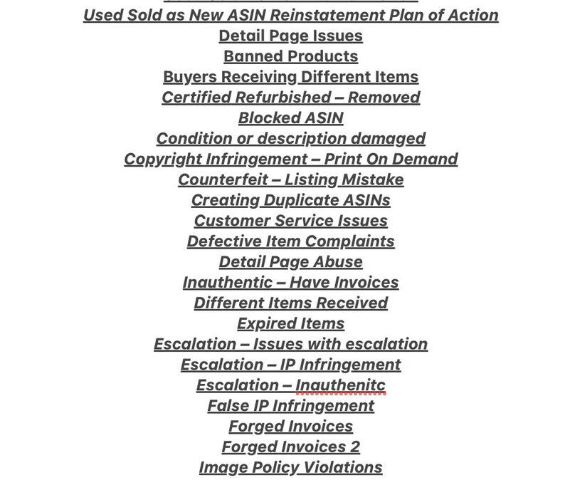 Amazon Suspension Appeal Templates – 60+ Plan of Action Letters