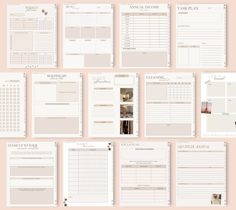 ADHD Digital Planner – Undated Digital Planner for iPad & Android