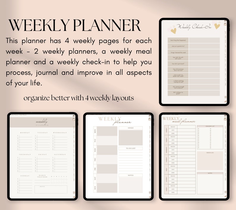 ADHD Digital Planner – Undated Digital Planner for iPad & Android