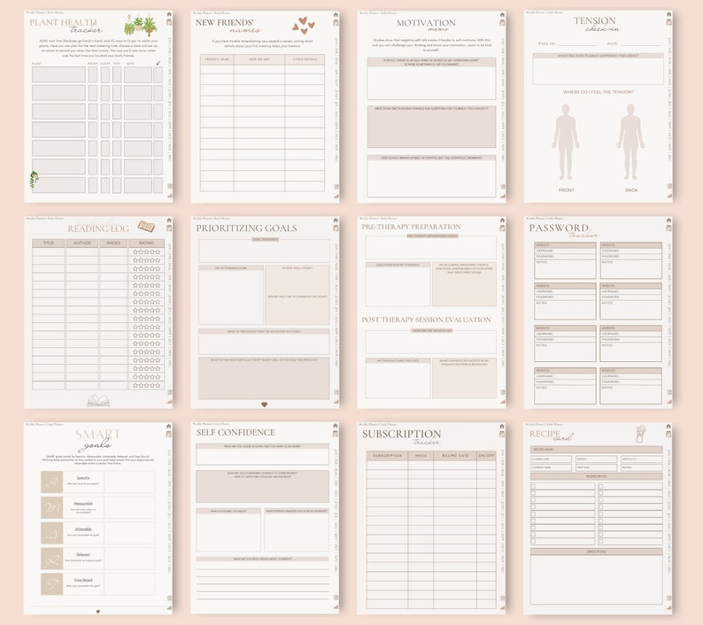 ADHD Digital Planner – Undated Digital Planner for iPad & Android