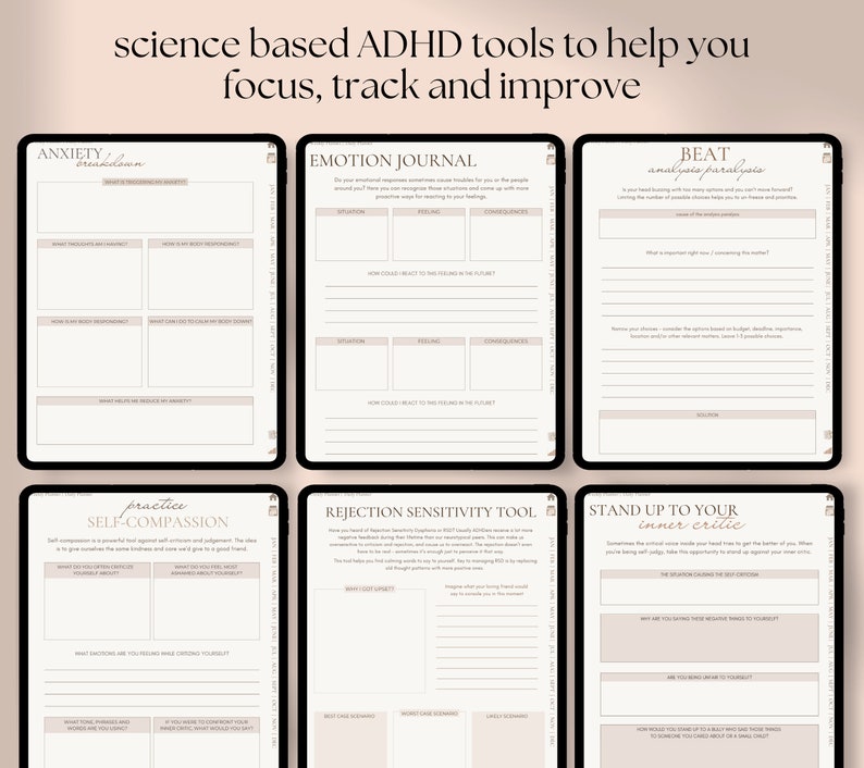 ADHD Digital Planner – Undated Digital Planner for iPad & Android