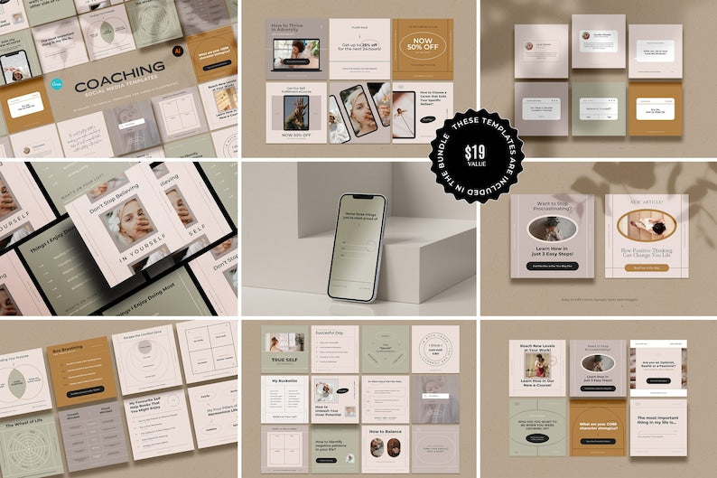 1500+ Social Media Canva Templates Bundle for Instagram & Facebook