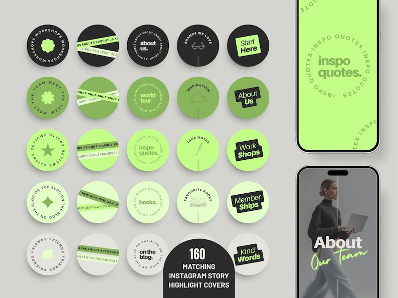 509 Instagram Canva Templates Bundle – Posts, Stories, Carousels & Highlights