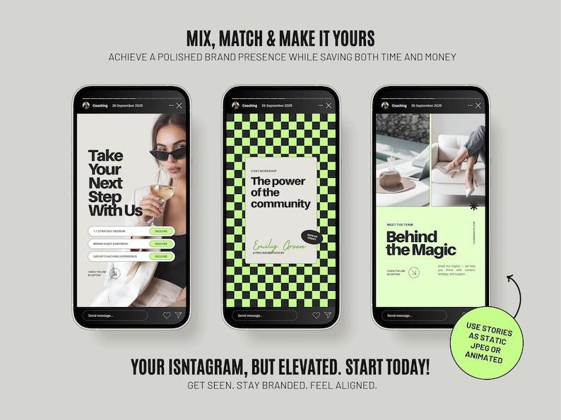 509 Instagram Canva Templates Bundle – Posts, Stories, Carousels & Highlights
