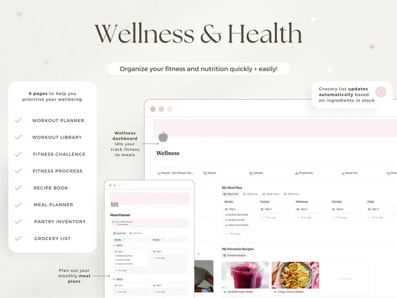 Notion Advanced Life Planner – ADHD, That Girl & Second Brain OS 2026