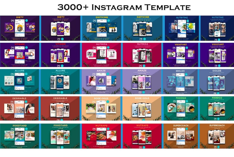 9000+ Canva Social Media Template Bundle for Instagram & Reels