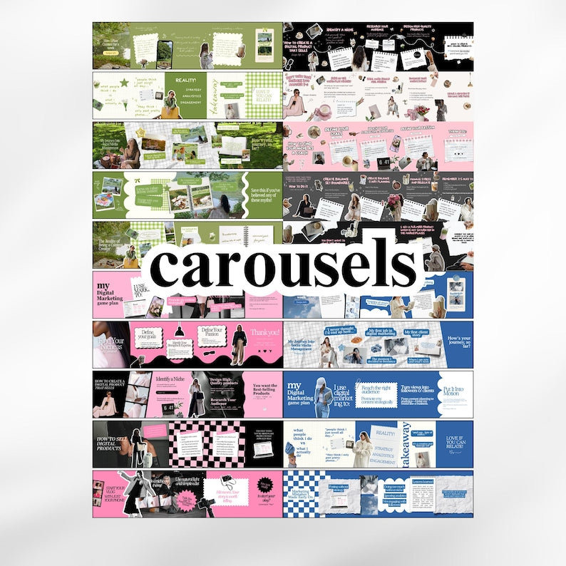 500+ Instagram Canva Templates Mega Bundle with PLR & MRR Resell Rights