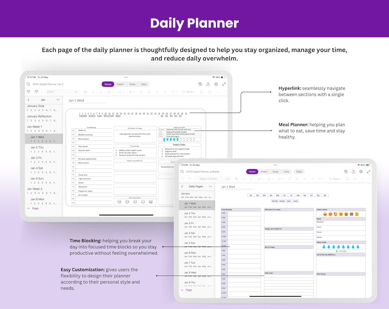 OneNote Digital Planner Bundle 2026–2027 + Undated Planner & Project Manager