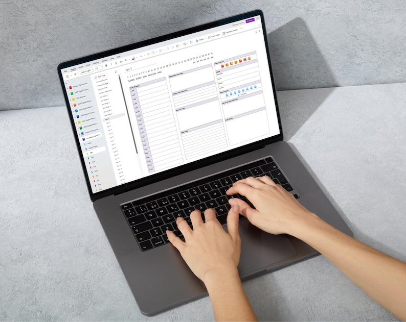 OneNote Digital Planner Bundle 2026–2027 + Undated Planner & Project Manager