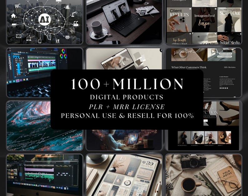 Ultimate Digital Product Bundle 2026 | PLR & MRR Mega Pack for Etsy, Shopify & Creators