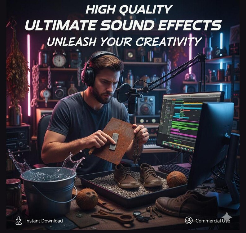 20000 Sound Effects Bundle – Royalty-Free SFX Pack for Video Editing, YouTube, Film, Gaming & Podcasts