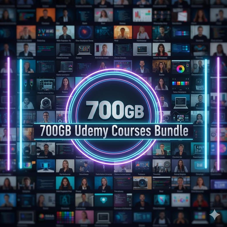 700GB Online Learning Resource Bundle – Ultimate Digital Learning Library for Business, Tech, Marketing & Career Growth
