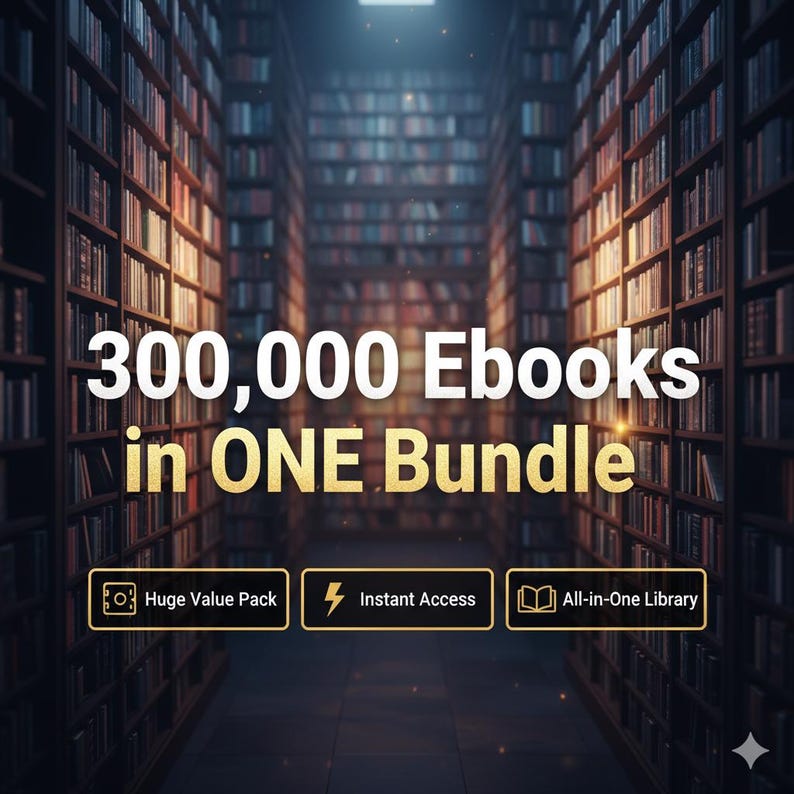 300,000+ eBooks Mega Bundle – Ultimate Digital Knowledge Library (PDF, EPUB, MOBI) | Business, Self-Help, Marketing, Finance & Fiction
