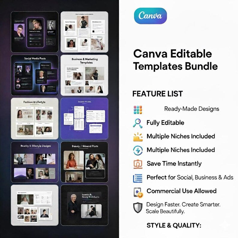 11000+ Canva Editable Templates Bundle — All-in-One Design Pack