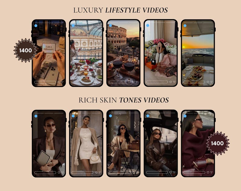 100M+ Digital Products & 10,000 Aesthetic Reels Bundle – PLR & MRR Ready