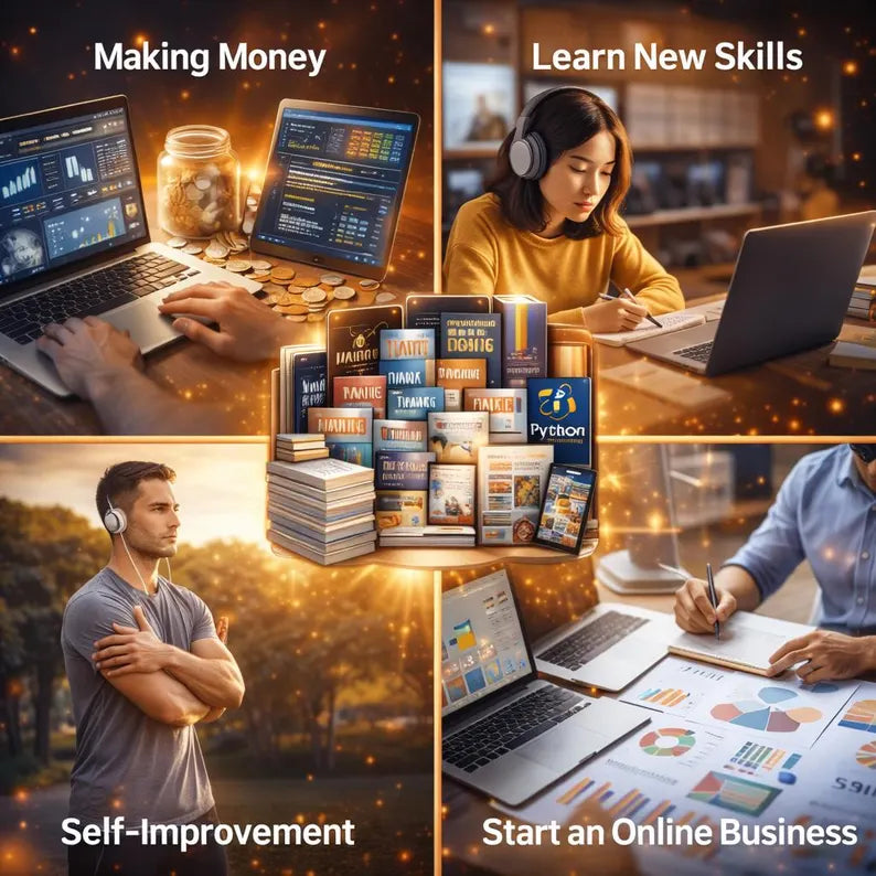 700,000+ eBooks Mega Bundle – Self Improvement, Business, Finance & Online Skills (Instant Download)