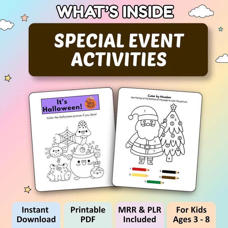 35,000+ Kids Learning Activities Bundle (Printable Worksheets, Coloring Pages & Educational Printables)