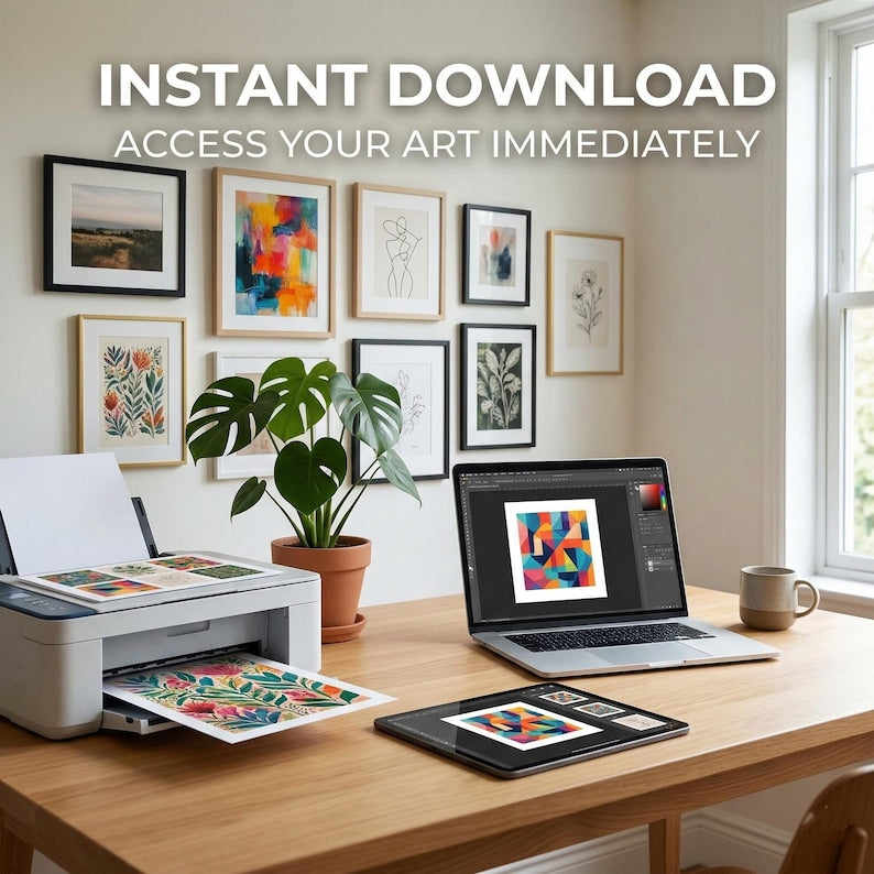 150,000+ Printable Wall Art Bundle with PLR & MRR Rights