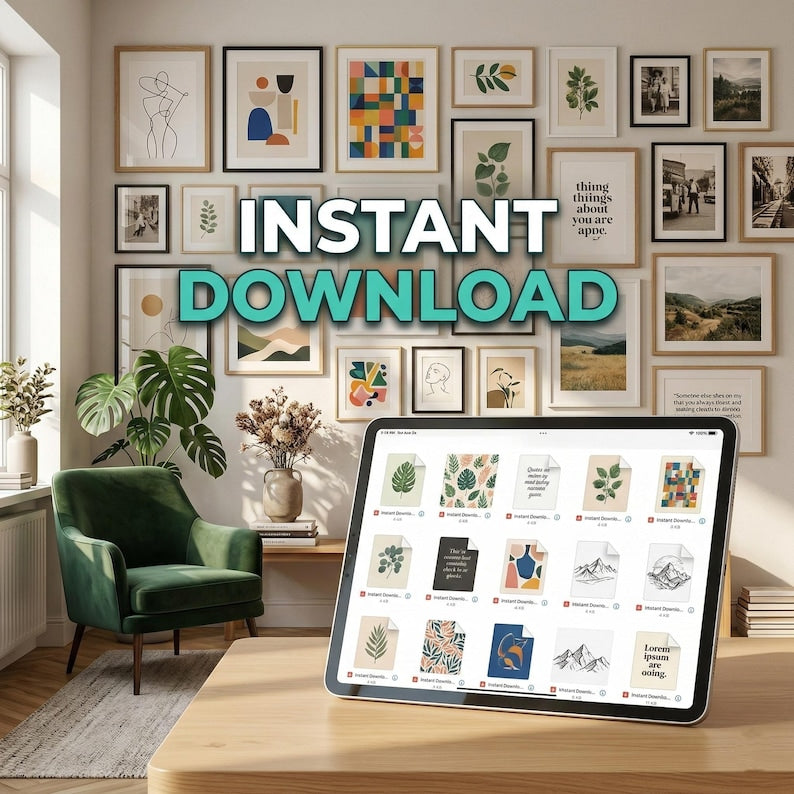 150,000+ Printable Wall Art Bundle with PLR & MRR Rights
