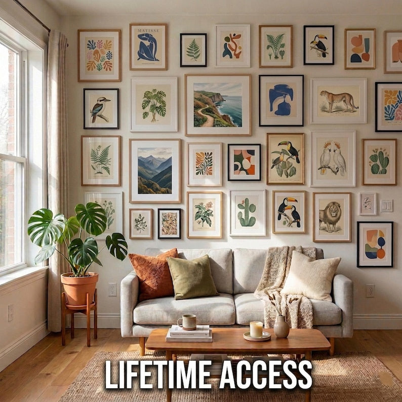 150,000+ Printable Wall Art Bundle with PLR & MRR Rights