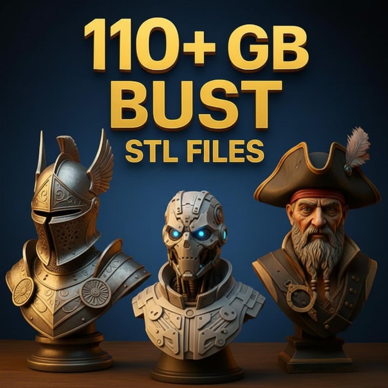 3D STL Pack – +20,500,000+ Files| Mega Bundle 300TB| 3D Printing Files | Instant Download