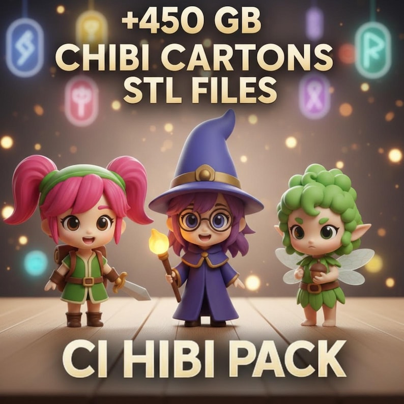 3D STL Pack – +20,500,000+ Files| Mega Bundle 300TB| 3D Printing Files | Instant Download