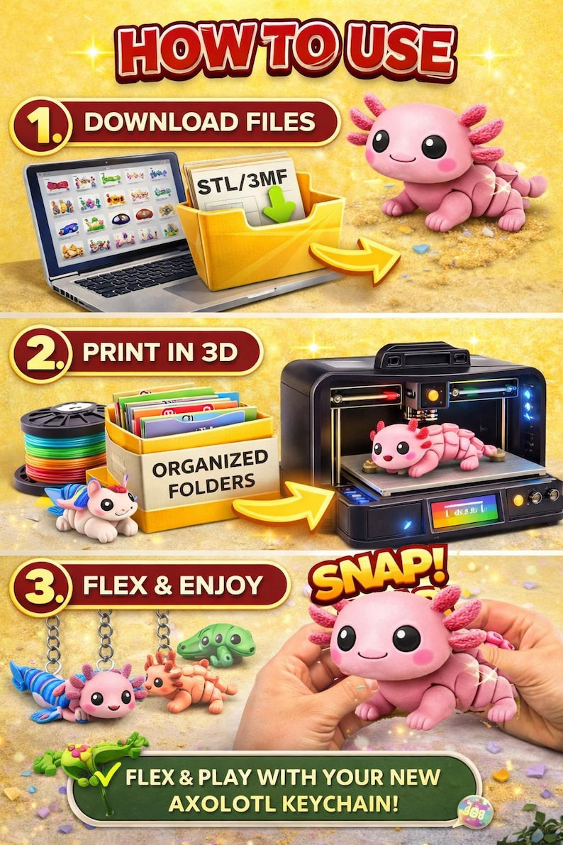 5000+ Flexi Articulated Models Bundle – STL & 3MF Files