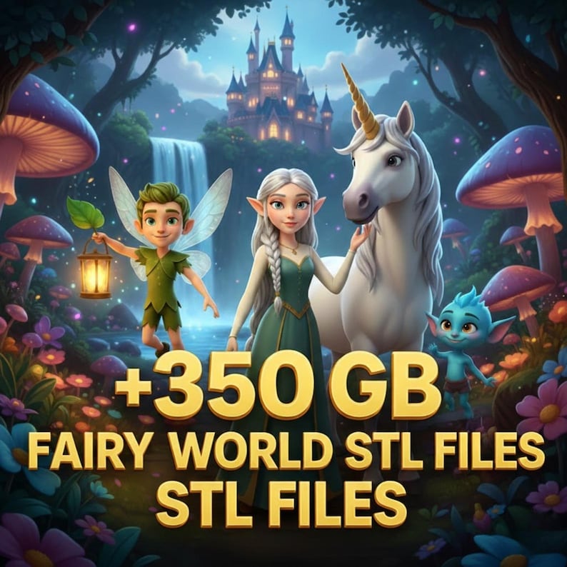 3D STL Pack – +20,500,000+ Files| Mega Bundle 300TB| 3D Printing Files | Instant Download