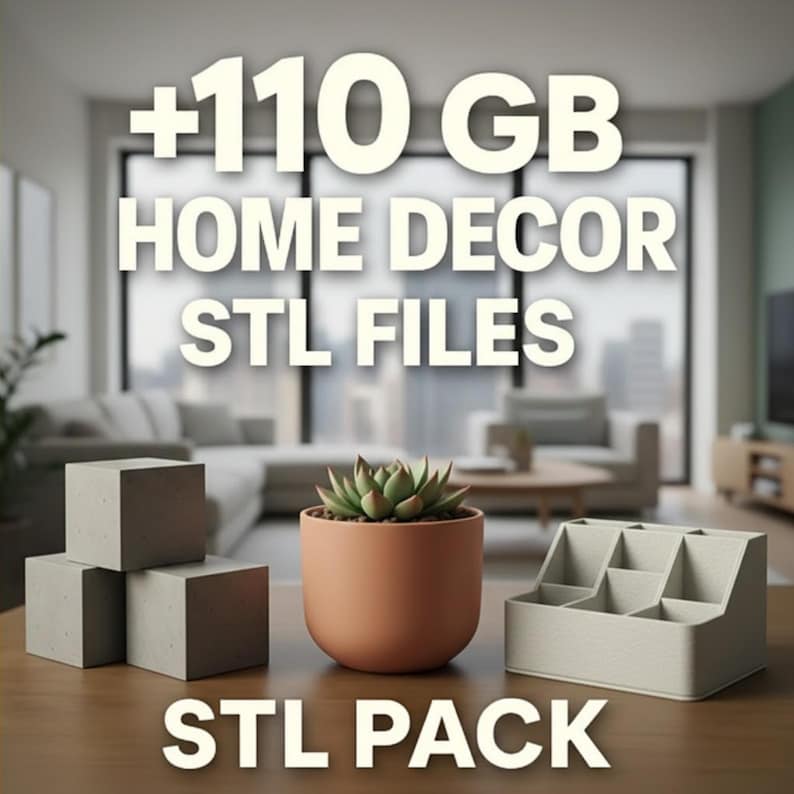 3D STL Pack – +20,500,000+ Files| Mega Bundle 300TB| 3D Printing Files | Instant Download