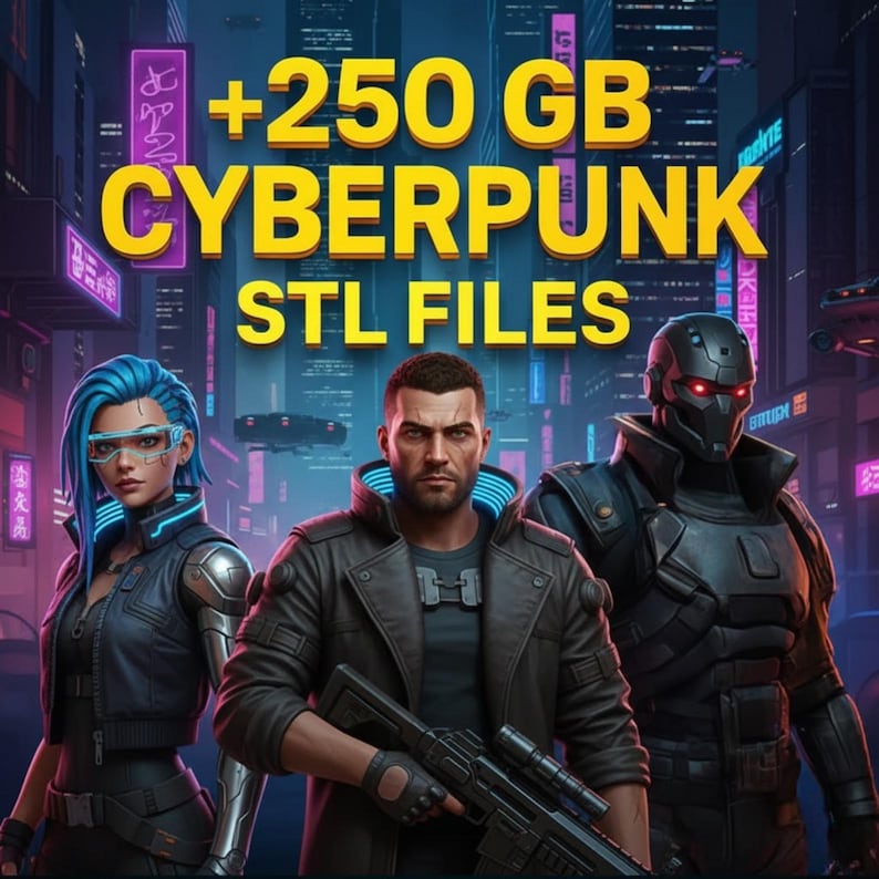 3D STL Pack – +20,500,000+ Files| Mega Bundle 300TB| 3D Printing Files | Instant Download