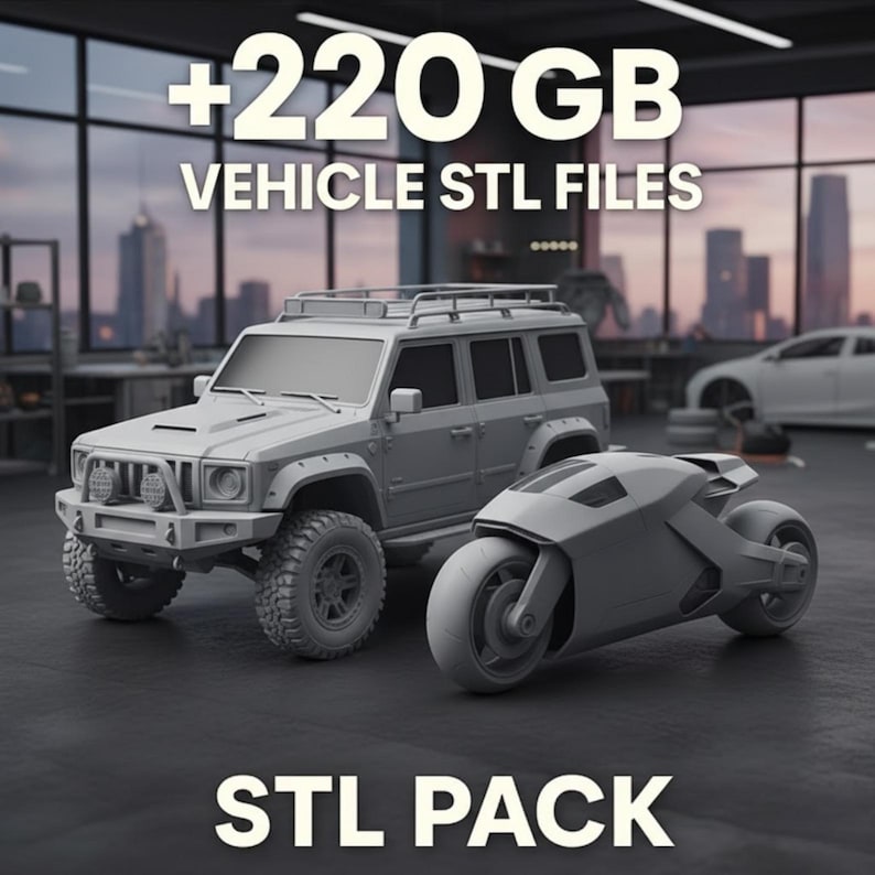 3D STL Pack – +20,500,000+ Files| Mega Bundle 300TB| 3D Printing Files | Instant Download