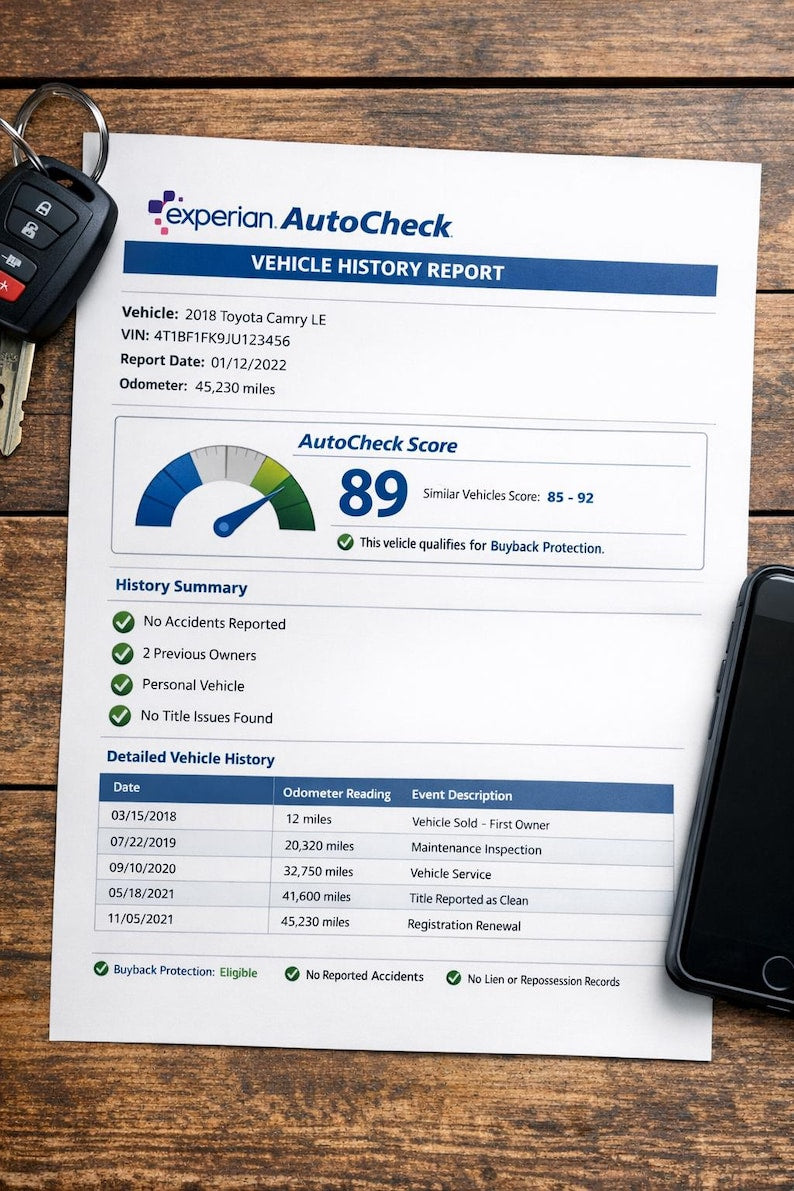 Instant Auto Vehicle Report (VIN Check) – Detailed Car History Lookup Service