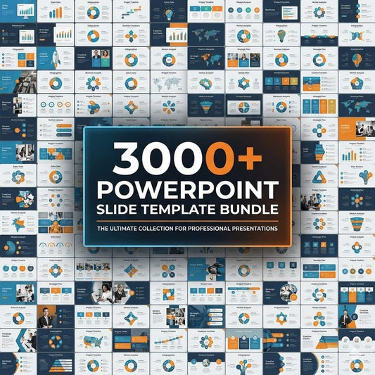 3000 PowerPoint Templates Bundle – Instant Download