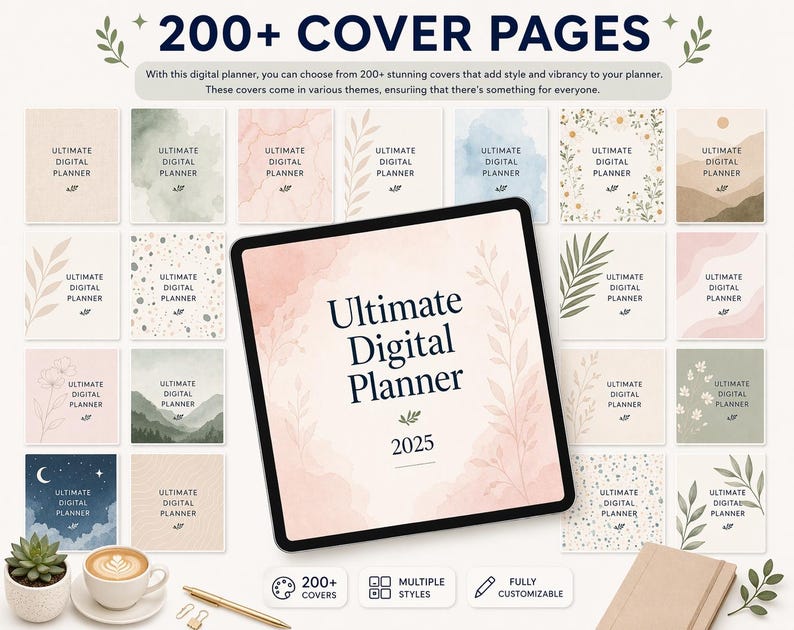 All-in-One Digital Life Planner 2026-2028 for iPad