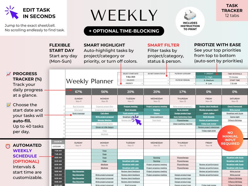 Family Life Planner & Annual Budget — Ultimate Life Organizer Bundle