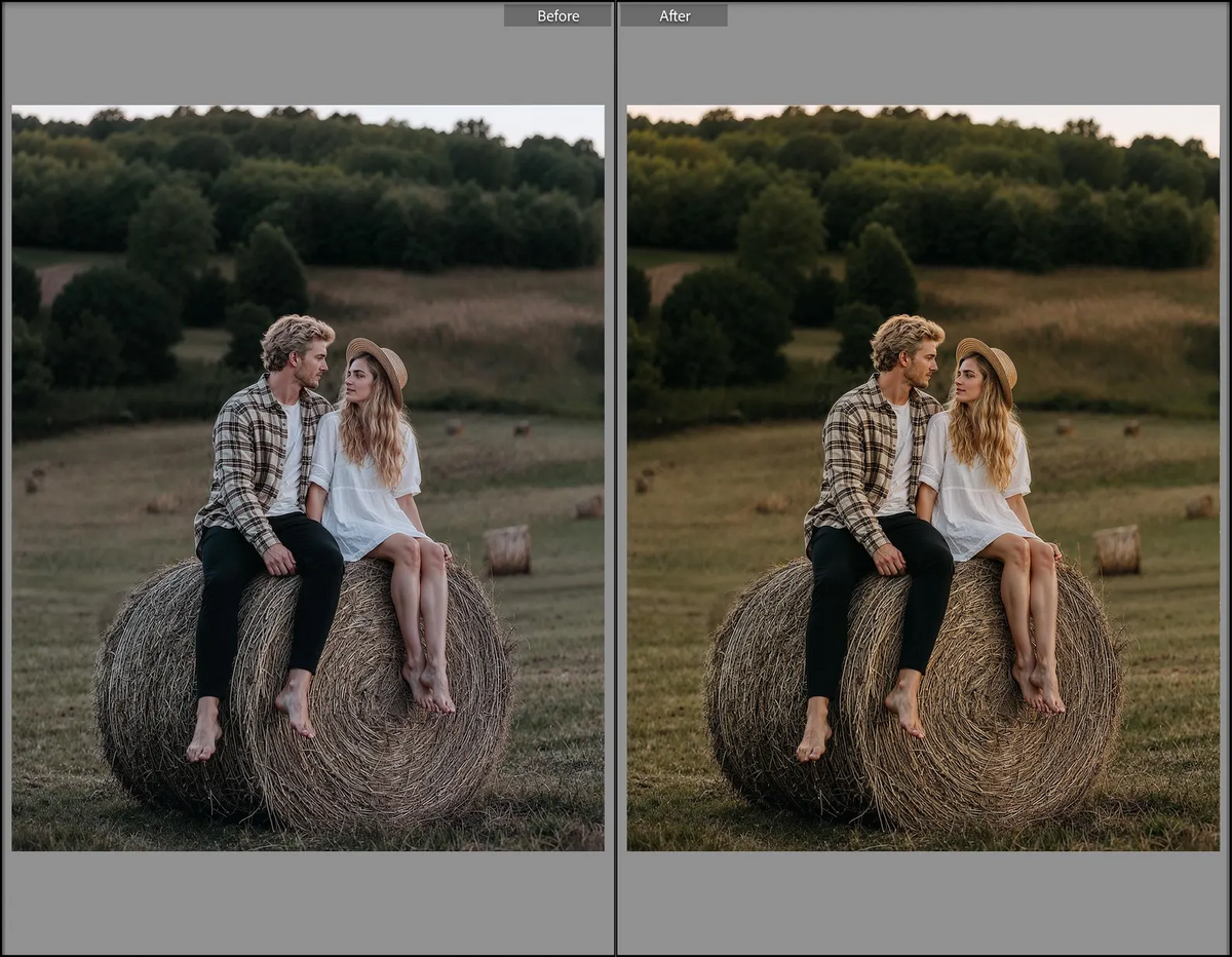 Outdoor Lightroom presets before and after example 5