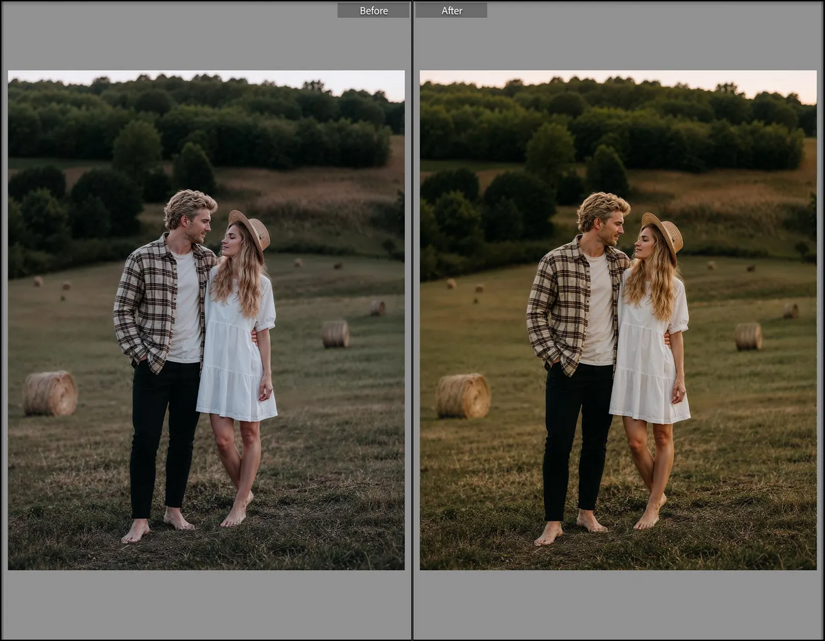 Outdoor Lightroom presets before and after example 6