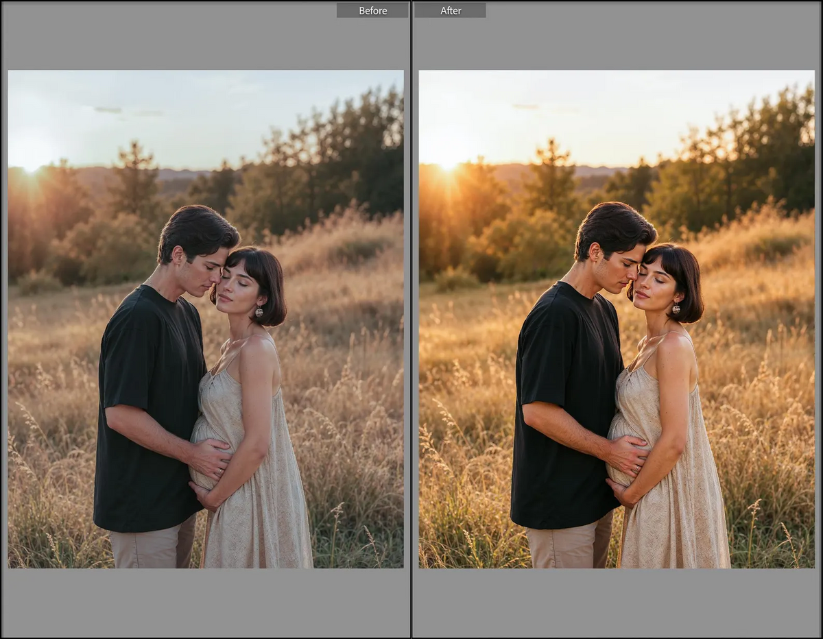 Outdoor Lightroom presets before and after example 7